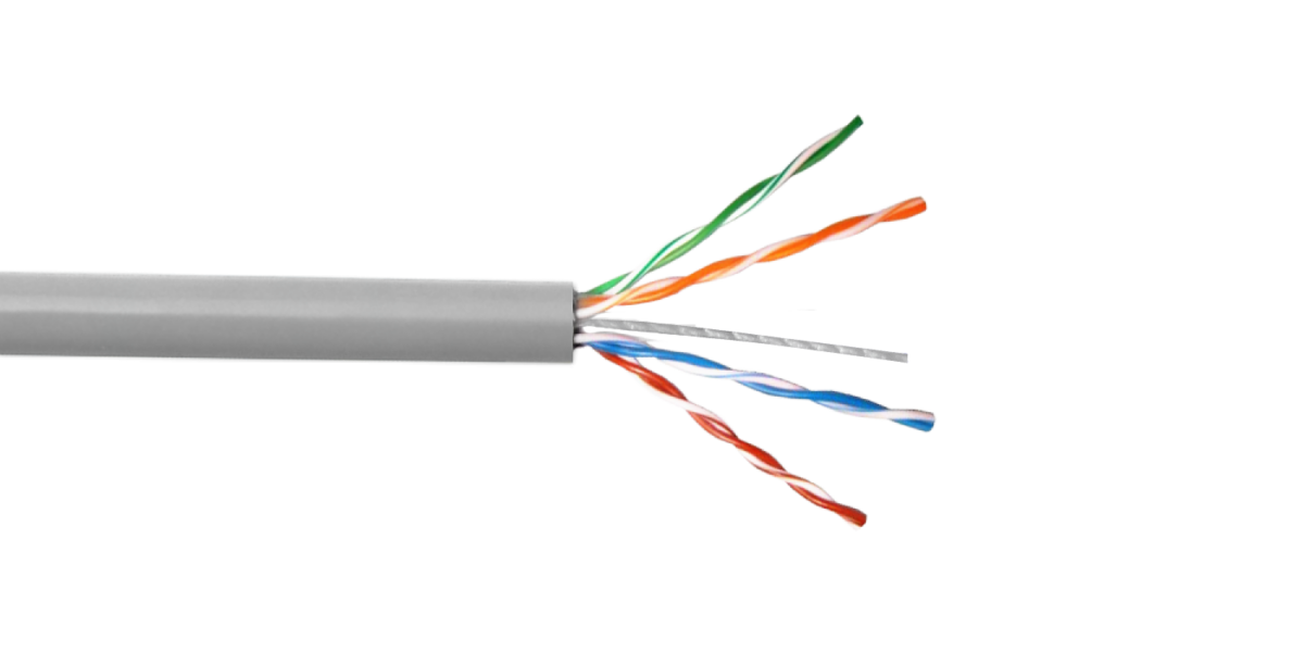 LINKCHIP AWG25/0,45mm CCA Sim-Cat5e Gris Cable UTP 305m Aleacion