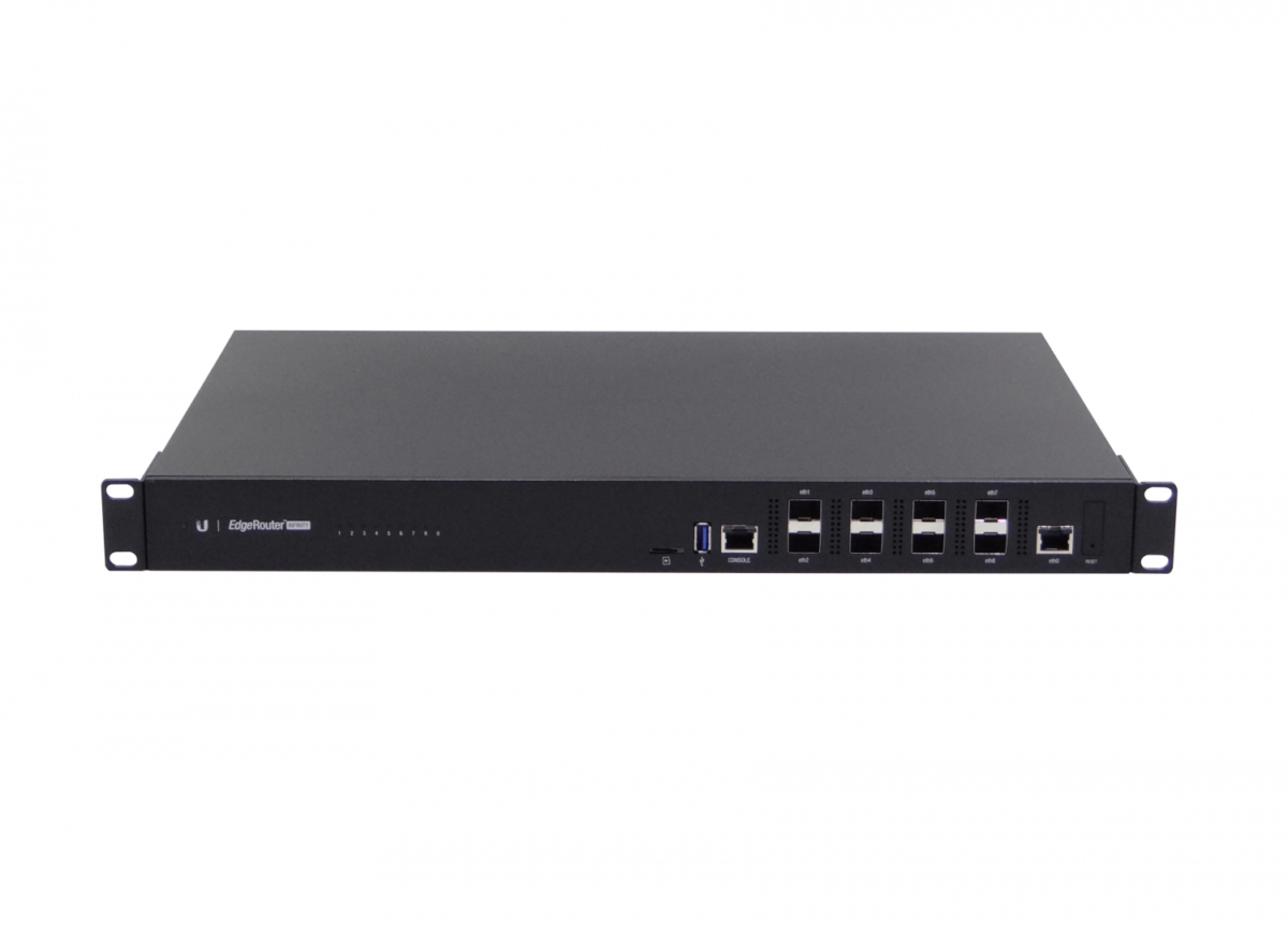 UBIQUITI ER-8-XG 16-1,8GHz BGP-Multicore 1-1000 8-SFP+10G Console-RJ45 USB MSD