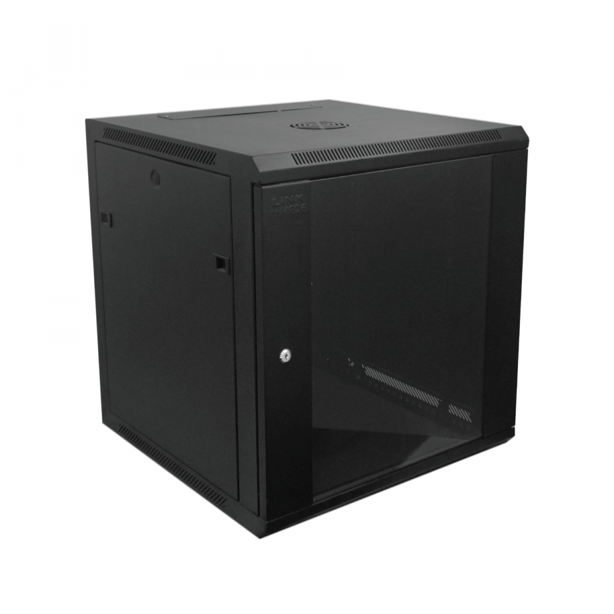 Gabinete Rack Pared Negro inc-M6-2U RK12-6L 60cm-Fondo 12U