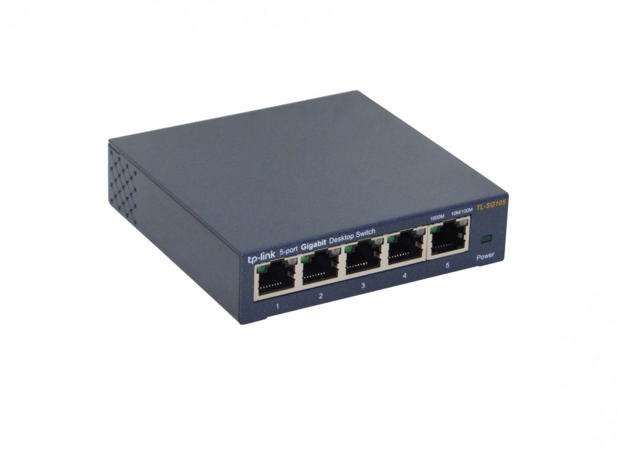 TP-LINK Metalico 5-1000 Gigabit Switch no-Admin no-Rack Compacto