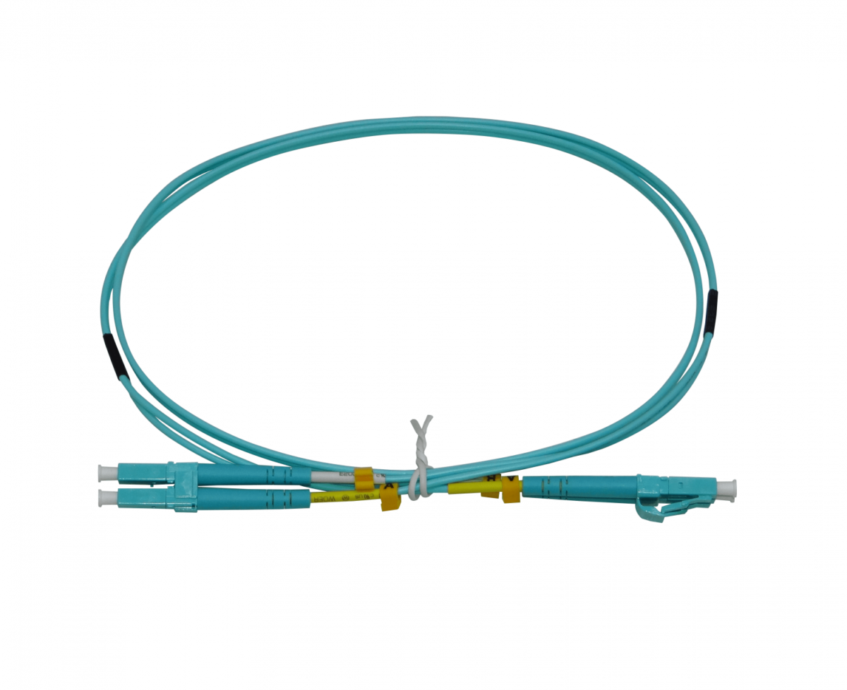 UBIQUITI UOC-1 1mt LC-LC OM3 MultiModo MM Duplex Jumper Fibra 2mm 50/125um